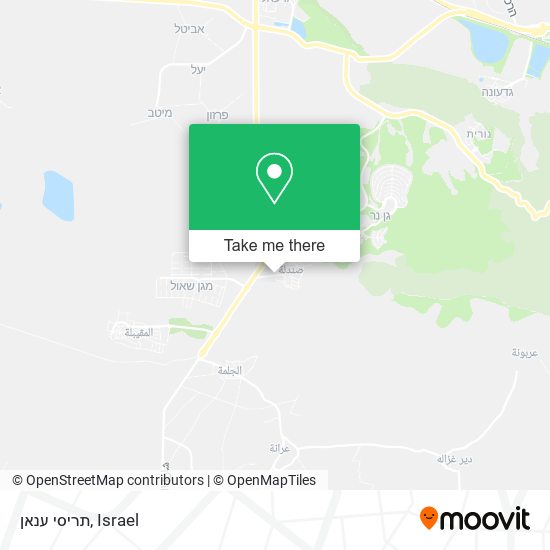 תריסי ענאן map