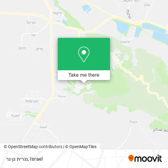 Карта נגרית גן-נר