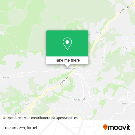 Карта פיצה מורקוס