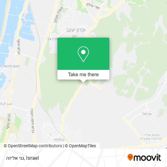 גני אליזה map