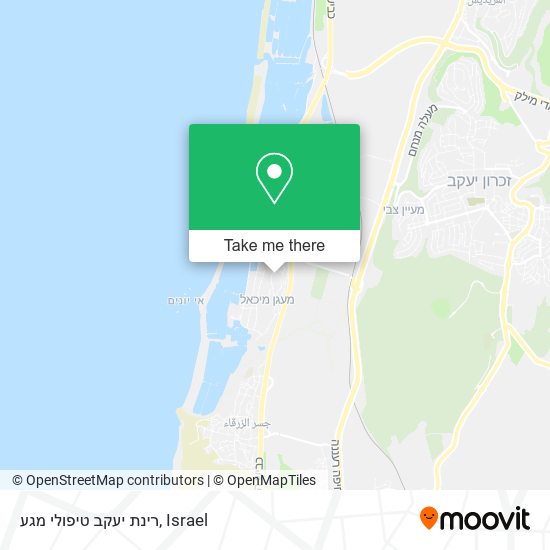 רינת יעקב טיפולי מגע map