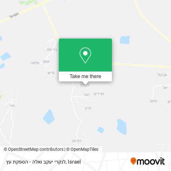 לנקרי יעקב ואלה - הספקת עץ map