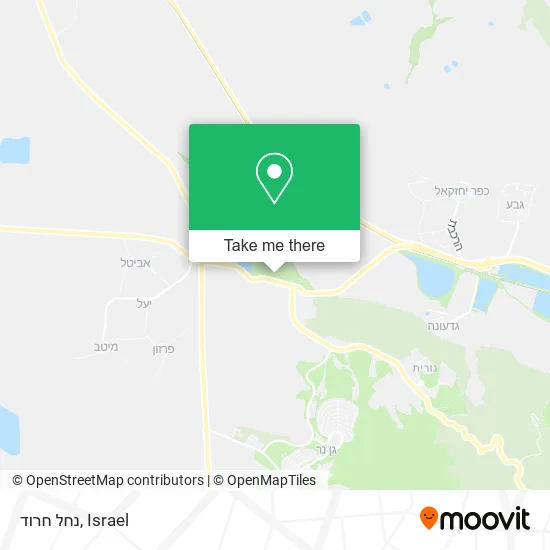 Карта נחל חרוד