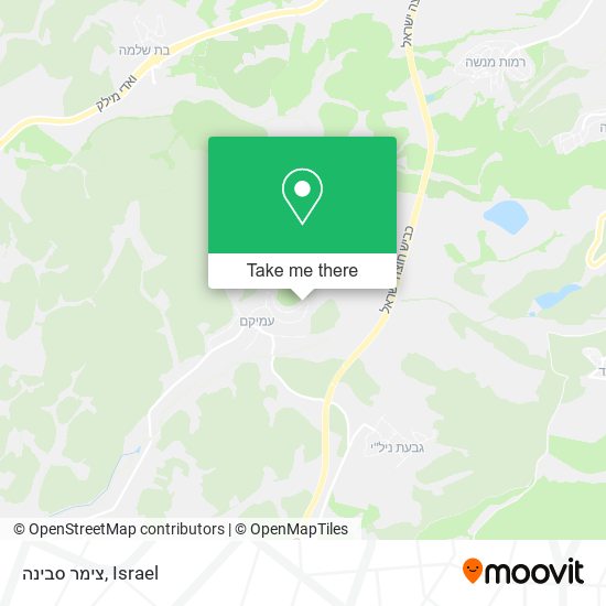 צימר סבינה map