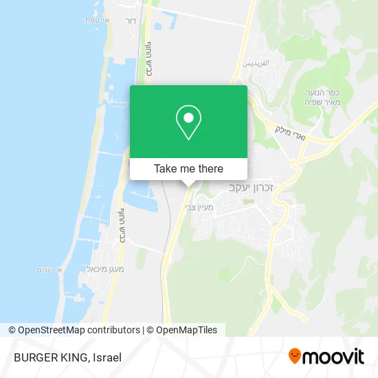 Карта BURGER KING