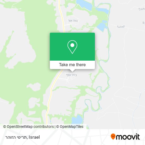 תריסי הזוהר map