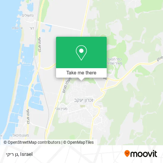 Карта גן ריקי