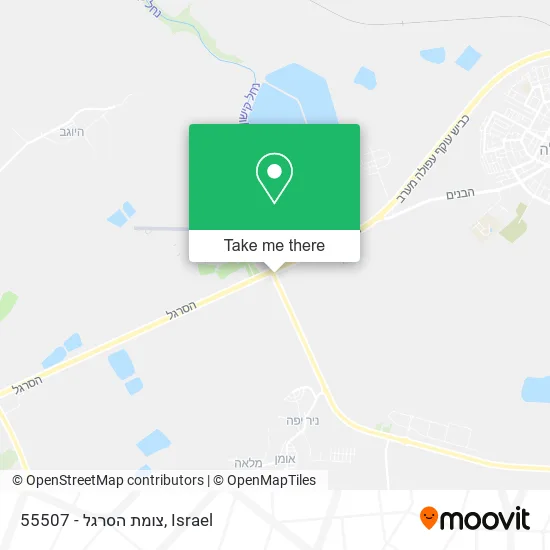 Карта 55507 - צומת הסרגל