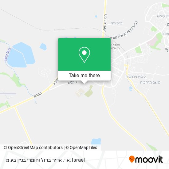 א.י. אדיר ברזל וחומרי בניין בע מ map