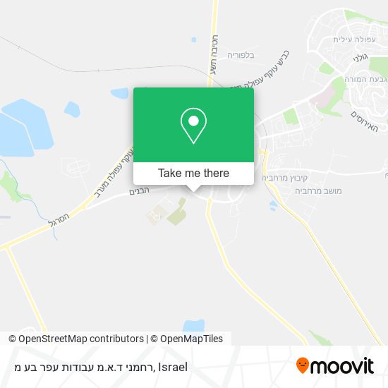 רחמני ד.א.מ עבודות עפר בע מ map