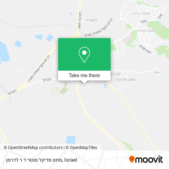 מוזס מדיקל סנטר ד ר לדרמן map