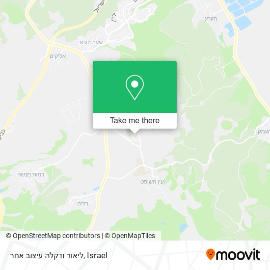 ליאור ודקלה עיצוב אחר map