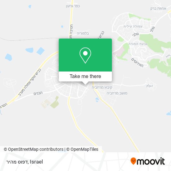 דפוס מהיר map