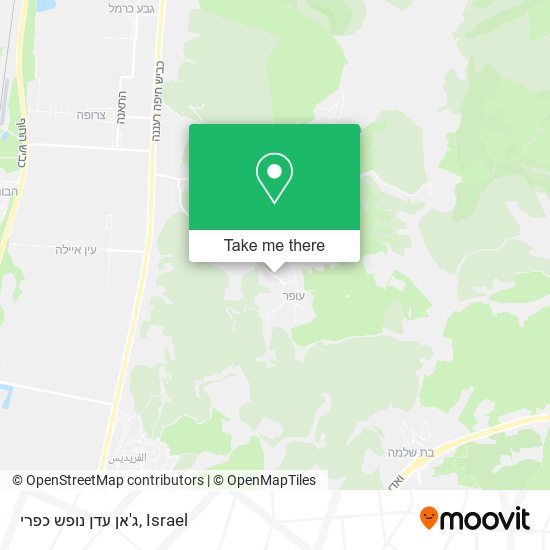 ג'אן עדן נופש כפרי map