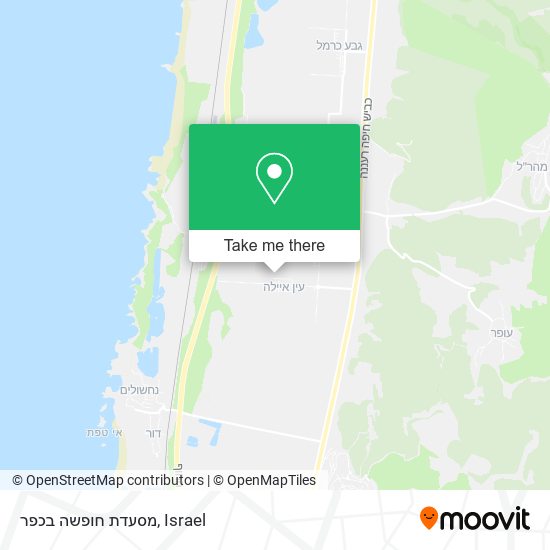 מסעדת חופשה בכפר map