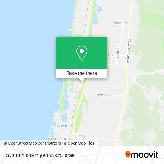 מ.א.ש הפקות פרסומיות בעמ map
