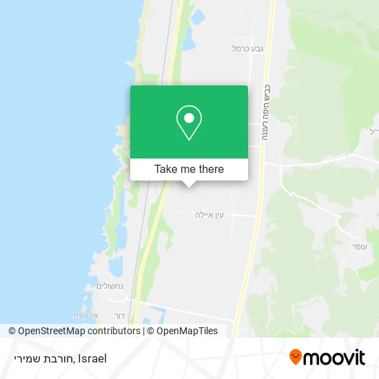 Карта חורבת שמירי