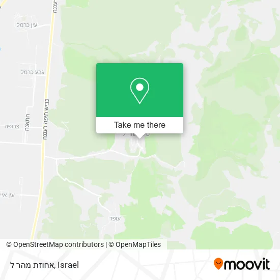 Карта אחוזת מהר ל
