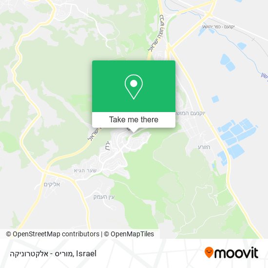 מוריס - אלקטרוניקה map