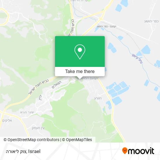 Карта צוק ליאורה