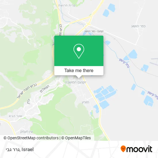 Карта גרר גבי
