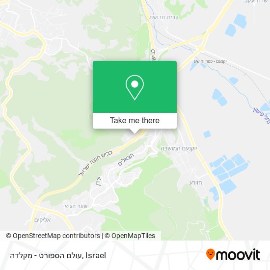 עולם הספורט - מקלדה map