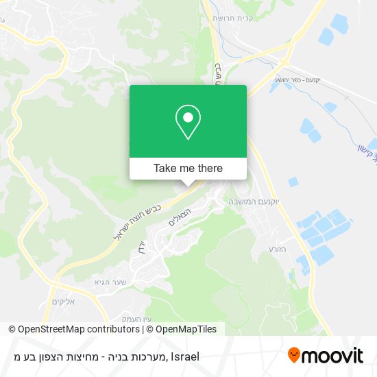 מערכות בניה - מחיצות הצפון בע מ map