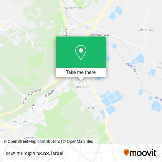 אם.אר.וי קומיוניקיישנס map