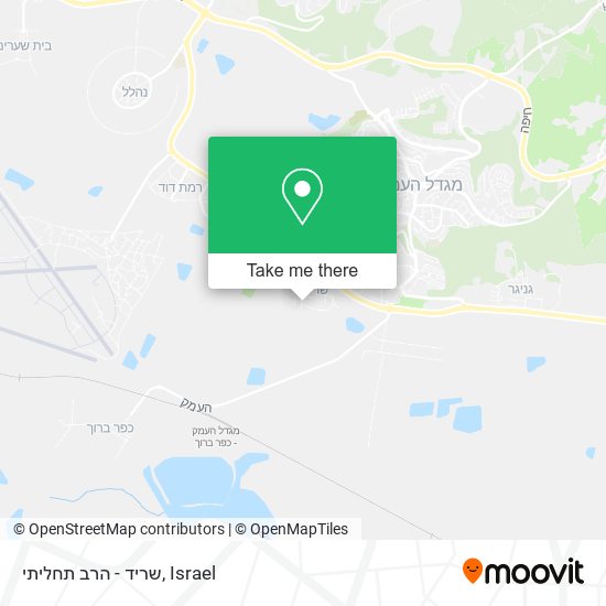 שריד - הרב תחליתי map