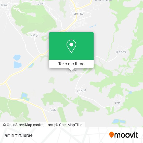 דוד חורש map