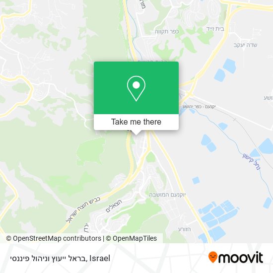 בראל ייעוץ וניהול פיננסי map
