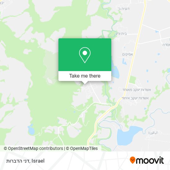 דני הדברות map