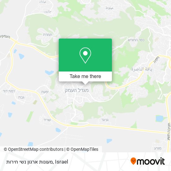 מעונות ארגון נשי חירות map