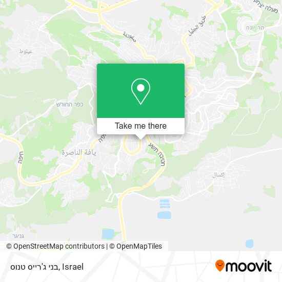 בני ג'רייס טנוס map