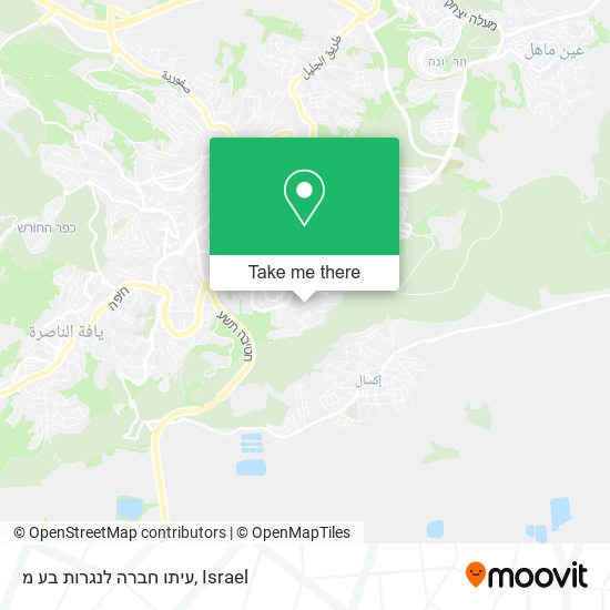 עיתו חברה לנגרות בע מ map