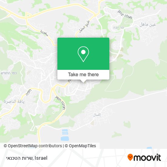 שרות הטכנאי map