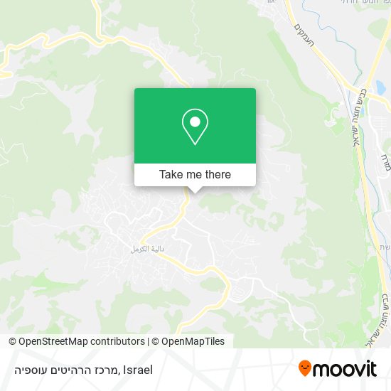 מרכז הרהיטים עוספיה map
