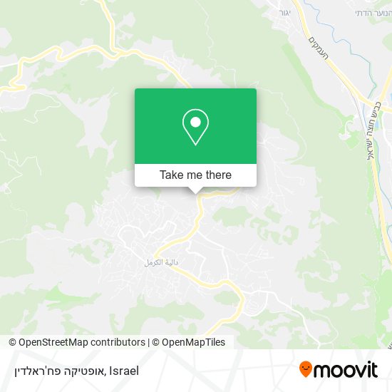 אופטיקה פח'ראלדין map