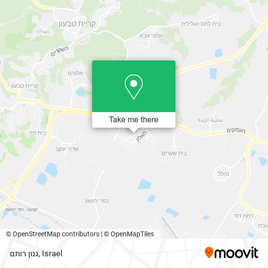 גנון רותם map