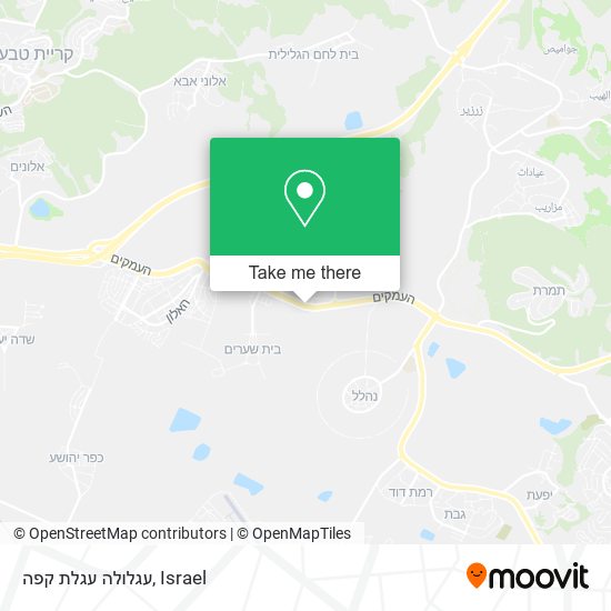 עגלולה עגלת קפה map