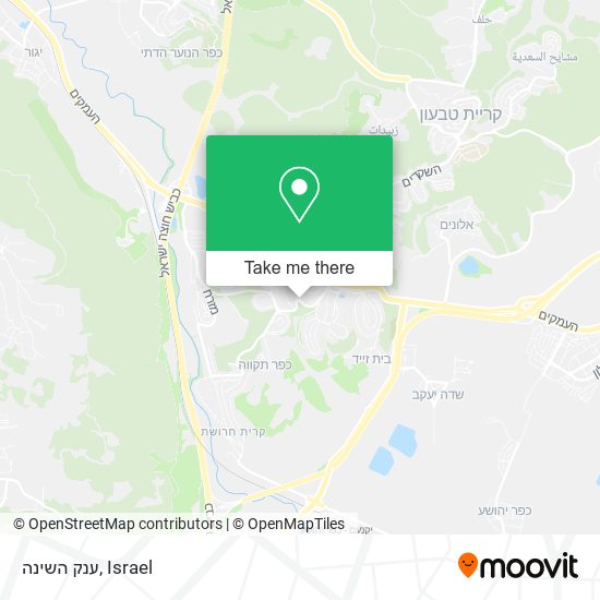 ענק השינה map