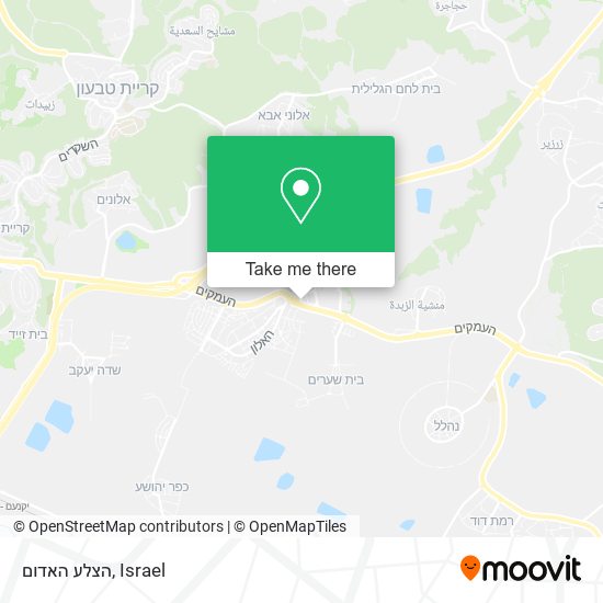 הצלע האדום map