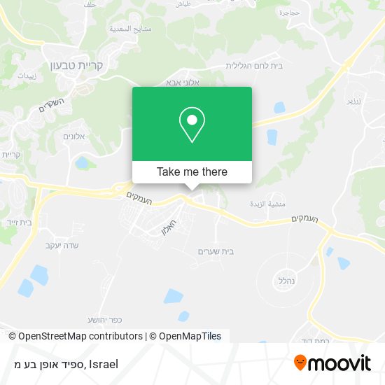 ספיד אופן בע מ map