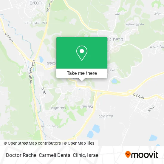 Карта Doctor Rachel Carmeli Dental Clinic