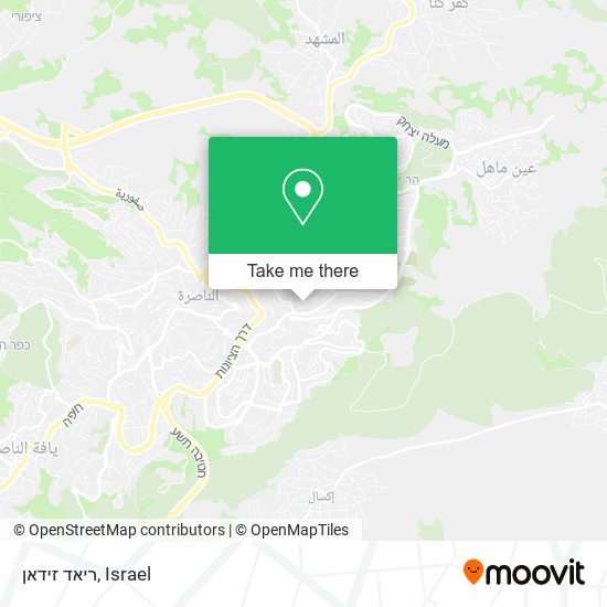 ריאד זידאן map