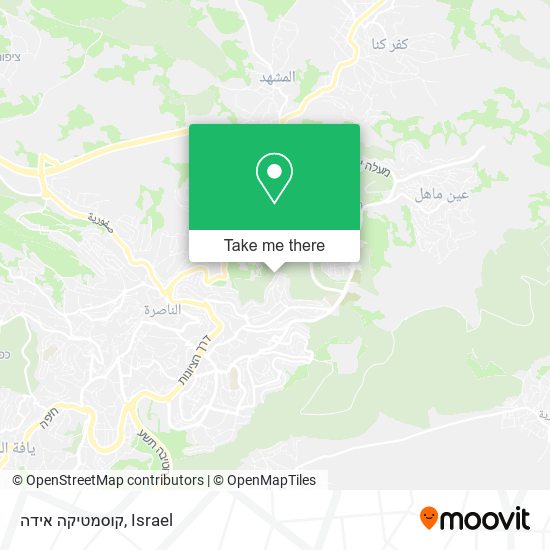 קוסמטיקה אידה map