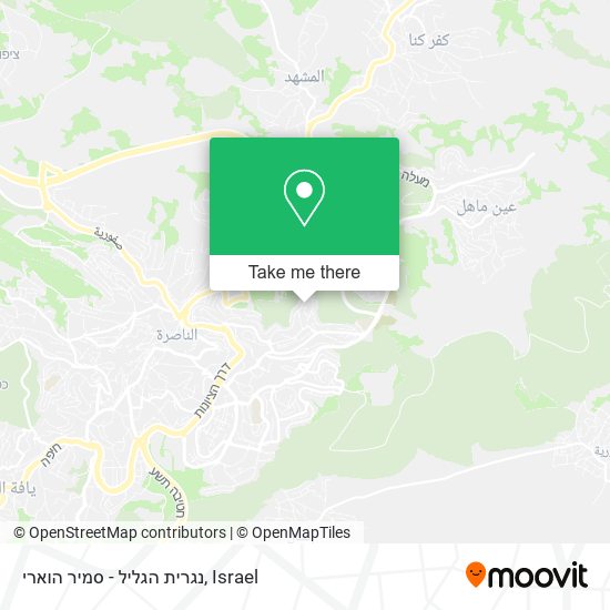 נגרית הגליל - סמיר הוארי map