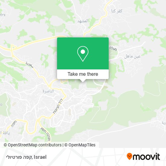 קפה פורטיולי map