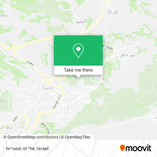Карта אלי זנו מסגריות