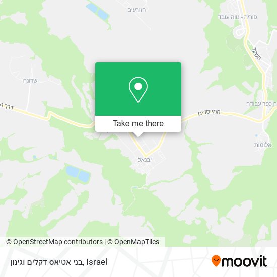בני אטיאס דקלים וגינון map